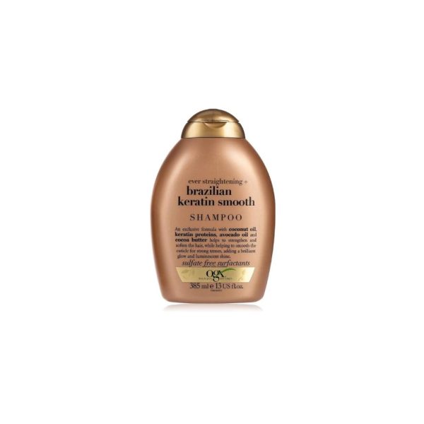 OGX Ever Straightening+ Brazilian Keratin Therapy Shampoo, 385mL