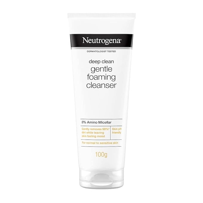 Neutrogena Deep Clean Foaming Cleanser- Face Wash, Normal to Oily Skin 100g