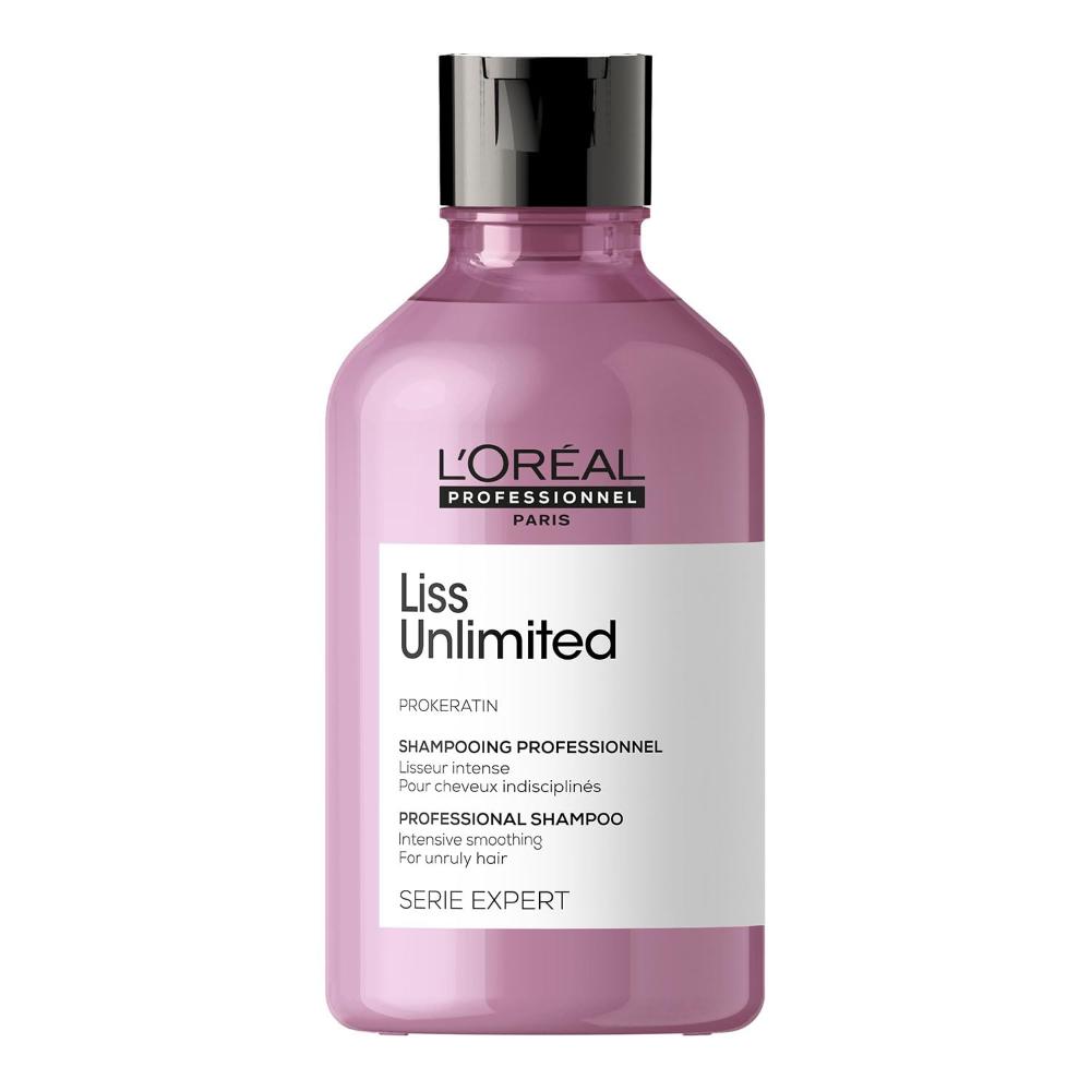 LOreal Professionnel Liss Unlimited Professional Shampoo For Unruly Hair, Intensive Smoothing Shampoo 300mL