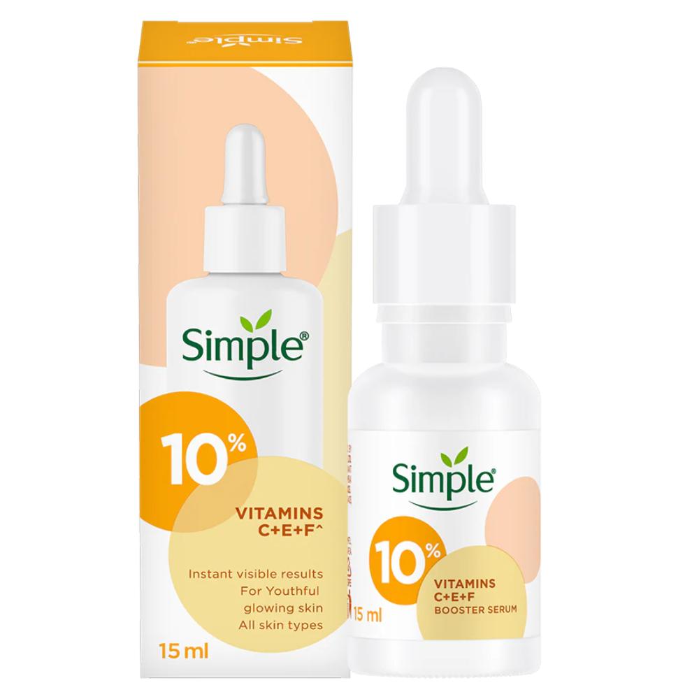 Simple 10% Vitamin C+E+F Booster Serum All Skin Type - 30mL