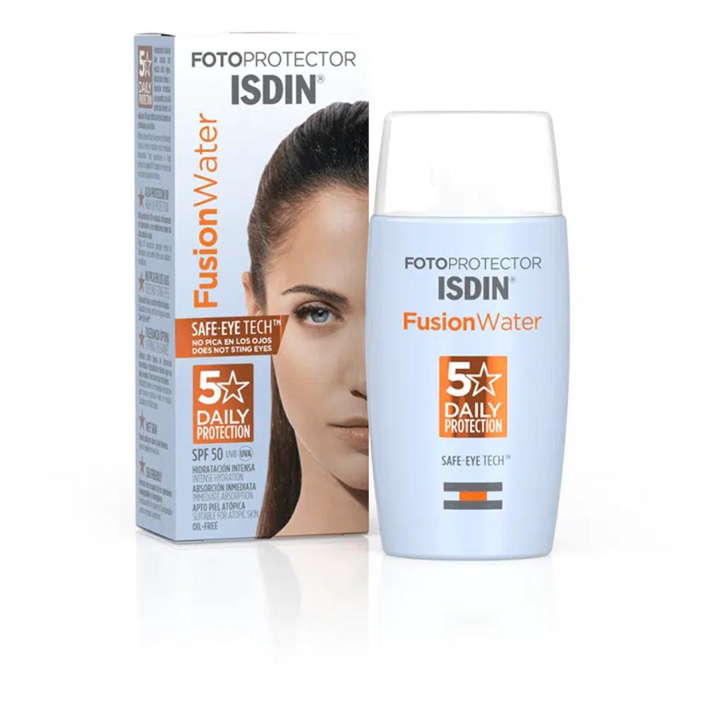 ISDIN Fotoprotector Fusion Water, Safe-Eye Tech SPF 50+ 50mL