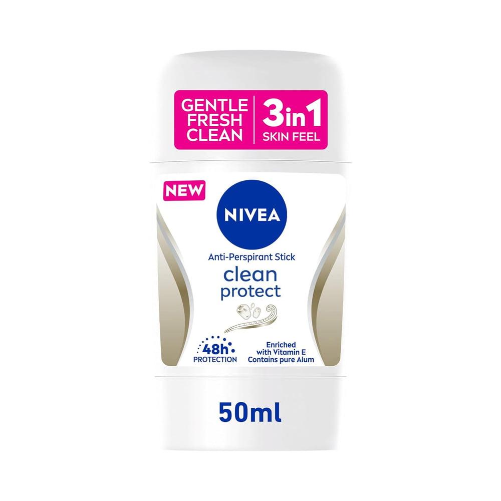 Nivea Stick Clean Protect Deodorant Anti-Perspirant Stick 50mL