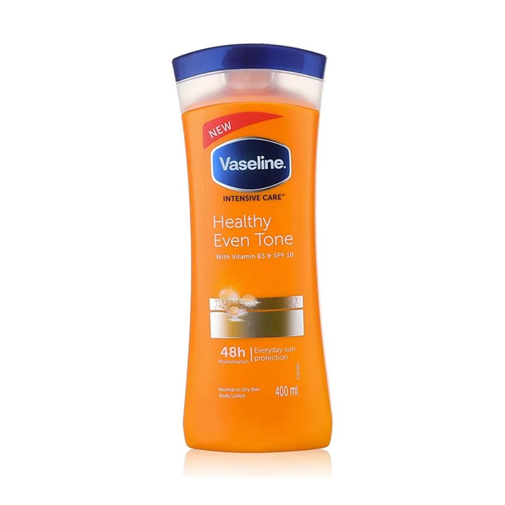 Vaseline Intensive Care Even Tone With Vitamin B3 & SPF 10, All Skin Type Body Lotion 400 mL