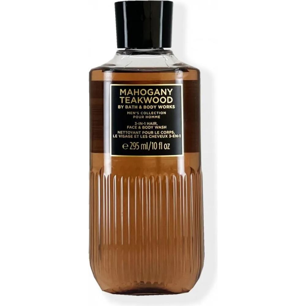 Bath & Body Works Mahogany Teakwood Men's Collection 3-in-1 Hair, Face & Body Wash 295 mL