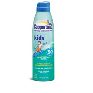 Coppertone Kids Accu Spray Sunscreen 50  Spf 222 mL