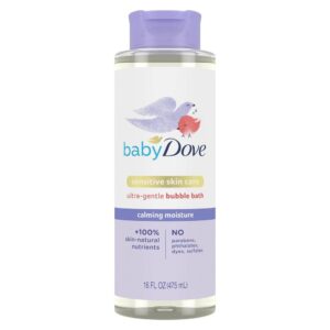 Dove Baby Bubble Bath Calming Moisture for nourished Skin and More restful Sleep Sensitive Skin Care with Skin-Natural nutrients 475mL