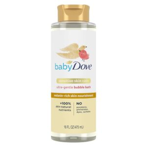 Dove Baby Bubble Bath Melanin-Rich Skin Nourishment for nourished Skin and Bath time Fun Sensitive Skin Care with Skin-Natural nutrients 475mL
