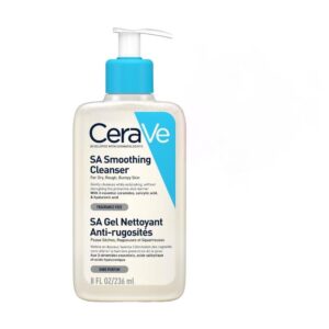 CeraVe SA Smoothing Cleanser For Dry, Rough & Bumpy Skin, contains Salicylic Acid, Ceramides & Hyaluronic acid Dermatologist Recommended Face wash 236mL