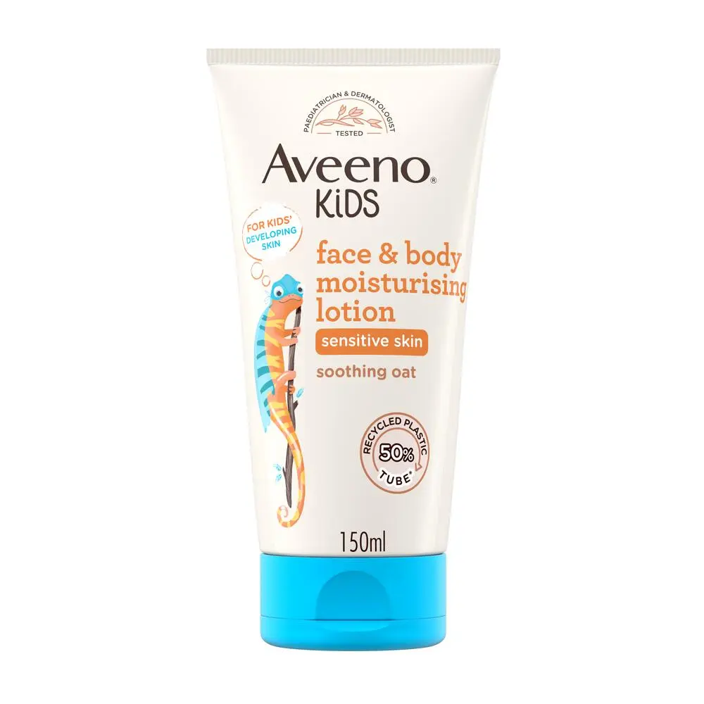 AVEENO® KIDS Face & Body Moisturising Lotion, For Kids Sensitive Skin With Soothing Oat 150 mL
