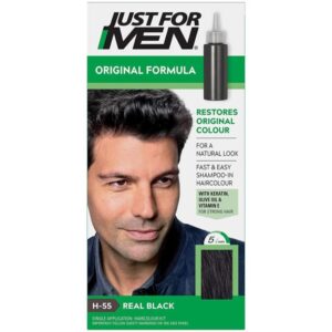 Just for Men® Original Formula Hair Colour H-55 Real Black