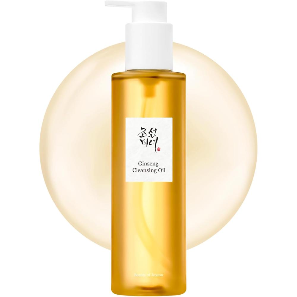 Beauty of Joseon Ginseng Cleansing Oil Waterproof Makeup Remover for Sensitive, Acne-Prone Facial Skin. Korean Skin Care for Men and Women, 210mL